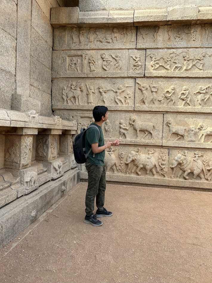 Ramayana on Krishna Temple walls